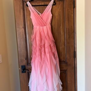 Pink Ombré Prom dress/gown